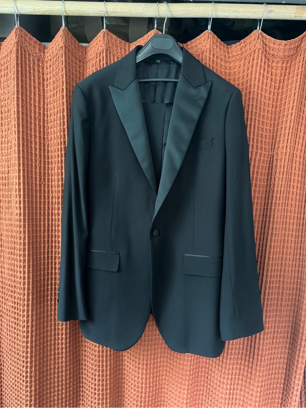 Bonobos Black Satin-Lapel Men's Tuxedo & Pants